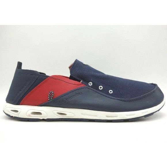 Columbia | Shoes | Columbia Pfg Navy Blue Canvas Casual Slip  display picture 3